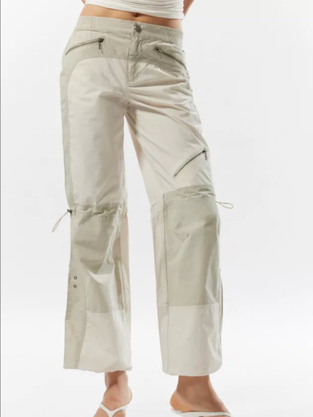 Urban Outfitters Silence + Noise Lee Colorblock Moto Pants Size XS